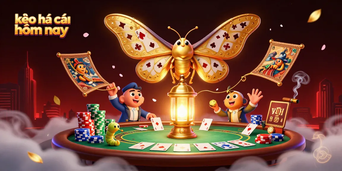 Engage with kèo nhà cái hôm nay through vibrant 3D casino scenes featuring dynamic poker elements.